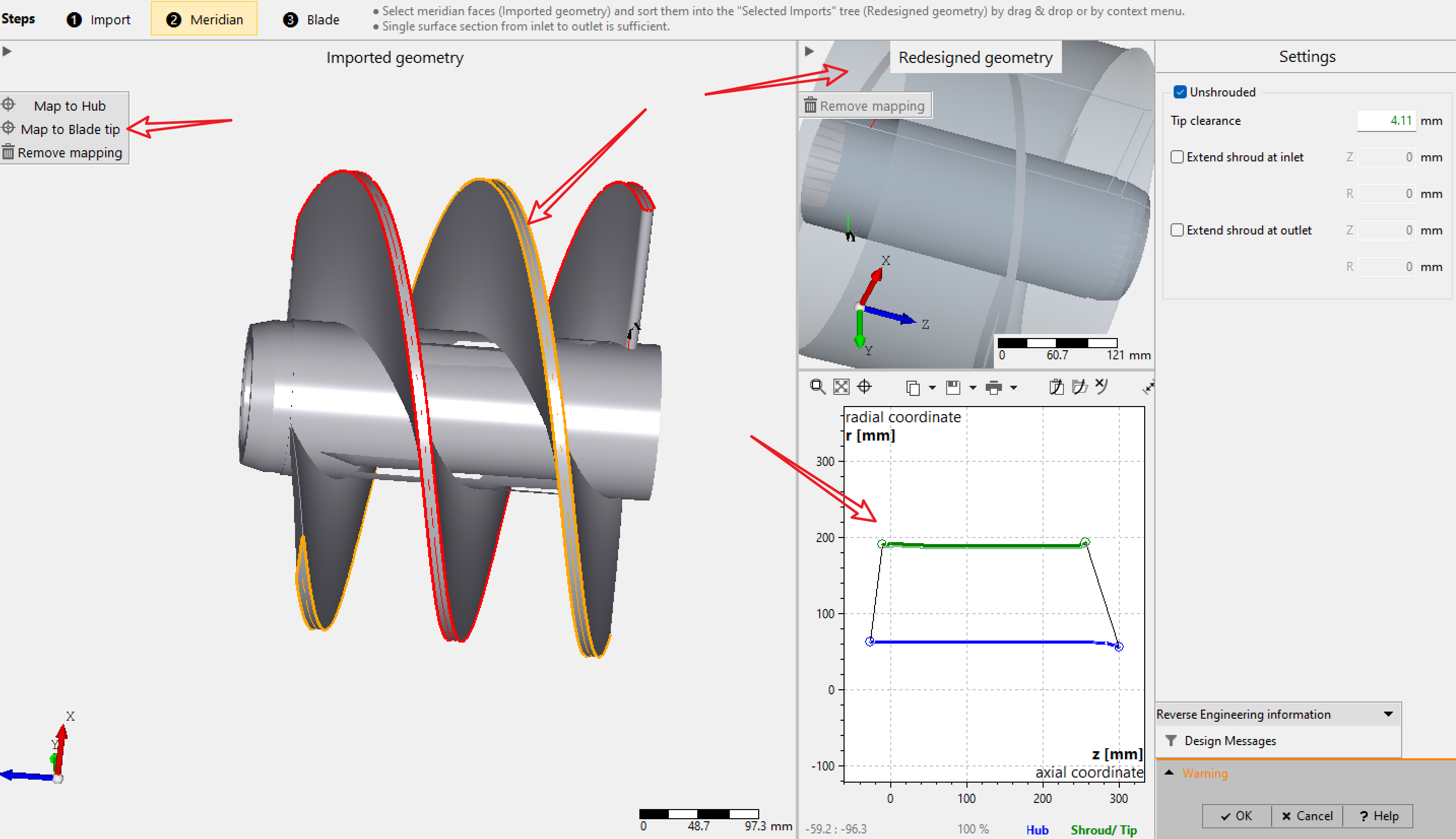 Cfturbo2022逆向设计诱导轮教程